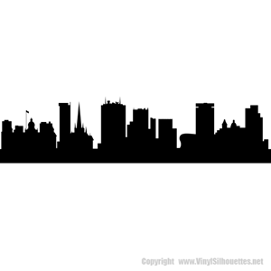 Picture of Birmingham, England City Skyline (Cityscape Decal)