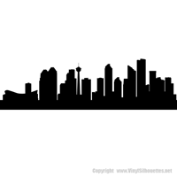 Picture of Calgary, Canada City Skyline (Cityscape Decal)
