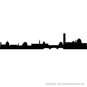Picture of Florence, Italy 2 City Skyline (Cityscape Decal)
