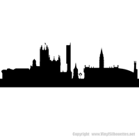 Picture of Manchester, England City Skyline (Cityscape Decal)