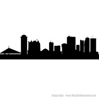 Picture of Winnipeg, Canada City Skyline (Cityscape Decal)