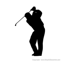 Picture of  Golfer  7 (Golf Decor: Silhouette Decals)