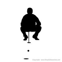 Picture of  Golfer  9 (Golf Decor: Silhouette Decals)