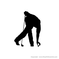 Picture of  Golfer 11 (Golf Decor: Silhouette Decals)