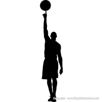 Picture of Basketball Player 11 (Sports Decor: Silhouette Decals)