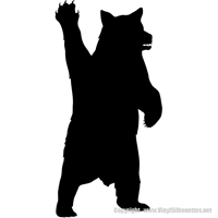 Picture of Bear 30 (Bear Silhouette: Wall Decals)