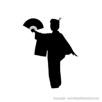 Picture of Dancer 33 (Japanese) (Dance Studio Decor: Wall Silhouettes)