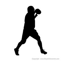Picture of Football Player  12 (Football Decor: Silhouette Decals)