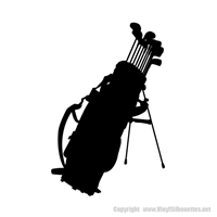 Picture of Golf Clubs 20 (Golf Decor: Silhouette Decals)