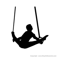 Picture of Gymnast 19 (Sports Decor: Silhouette Decals)