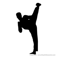 Picture of Martial Arts  1 (Sports Decor: Silhouette Decals)
