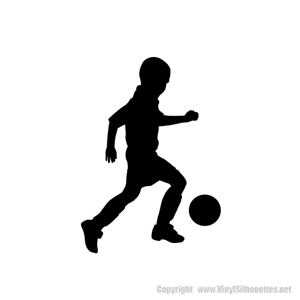 Picture of Soccer Player (Youth) 49 (Soccer: Silhouette Decals)