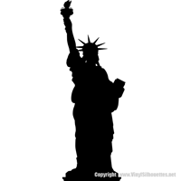 Picture of Statue of Liberty  3 (Wall Decals: Monument Silhouettes)