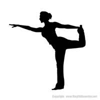 Picture of Workout Silhouette  7 (Sports Decor: Silhouette Decals)