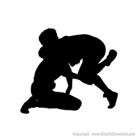 Picture of Wrestlers 12 (Wrestling Decor: Silhouette Decals)